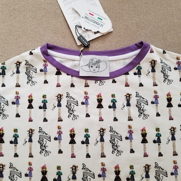 Le Margottine Made in Italy Sweatshirt Women Fits like S/M - Picture 3 of 7